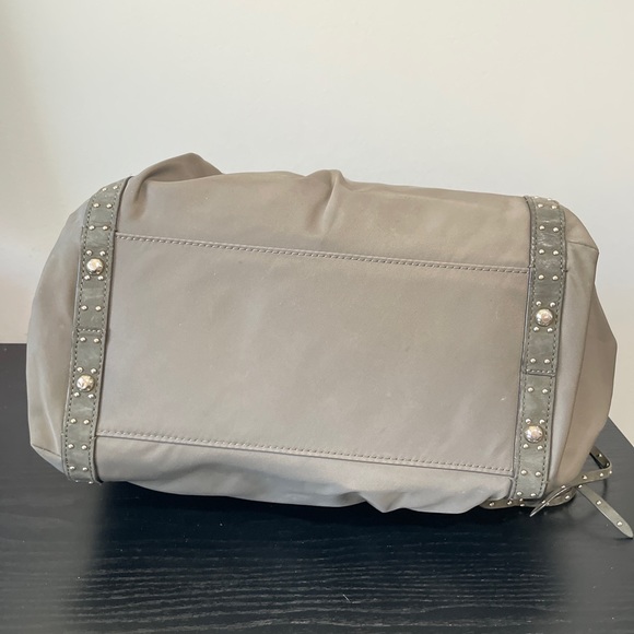 MZ Wallace Harlow Studded Nylon Tote - Neutral Color - Pre-owned - Picture 3 of 14